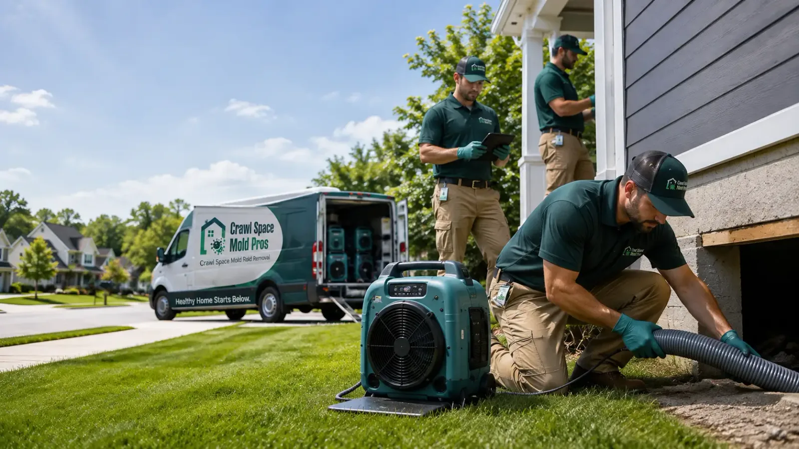 Crawl Space Mold Removal in Springfield, MA
